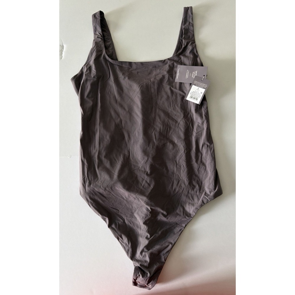 Auden Luxury Collection Luxe Stretch Lined Body Suit Purple Women's XL NEW 1650